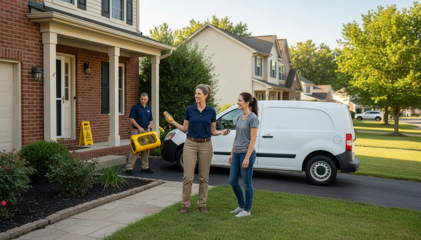 Water restoration image for Home Water Damage Repair in Closplint, KY